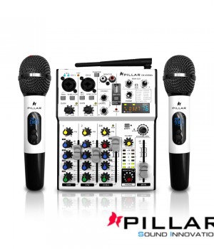 컴소닉 PILLAR CM-A590MIX 오디오믹서 (무선마이크 2개 포함)