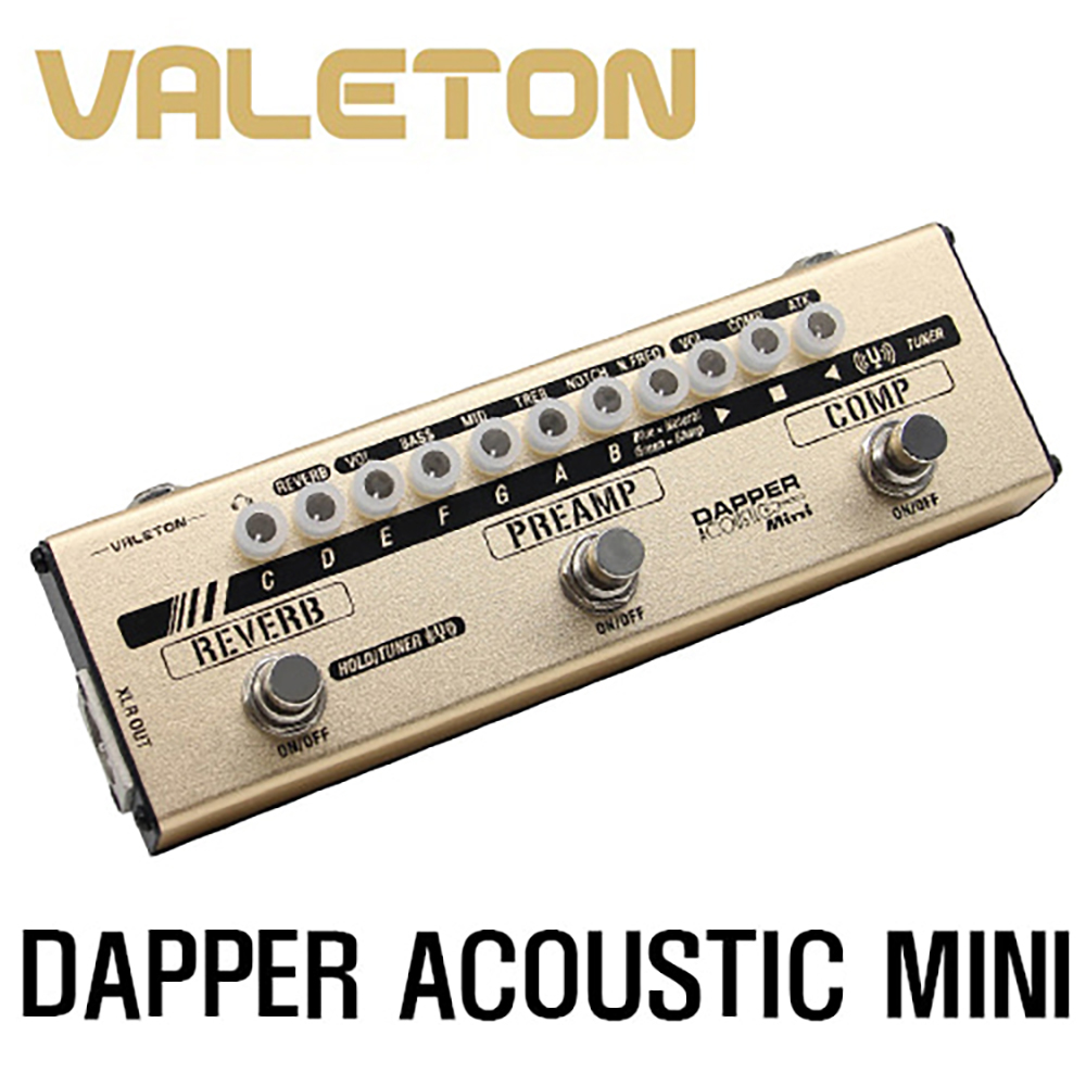 베일톤 대퍼 어쿠스틱 미니 / Valeton dapper acoutic mini 'MES-4' [9V 아답타증정]