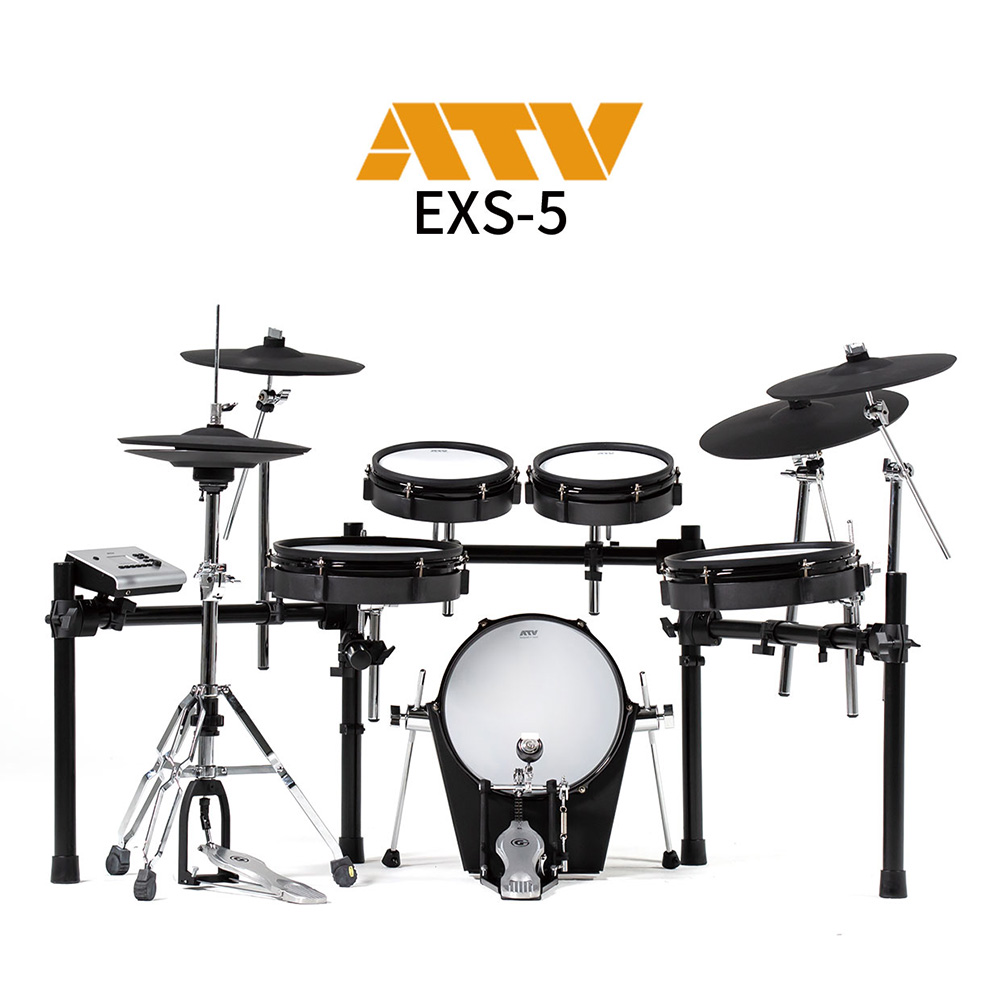 ATV EXS-5 심벌 추가형 리얼하이햇 올메쉬 전자드럼
