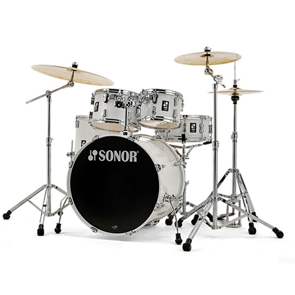 SONOR 소노 AQ1 Stage 5기통 버찌/자작나무 드럼세트(화이트, 블루, 블랙)